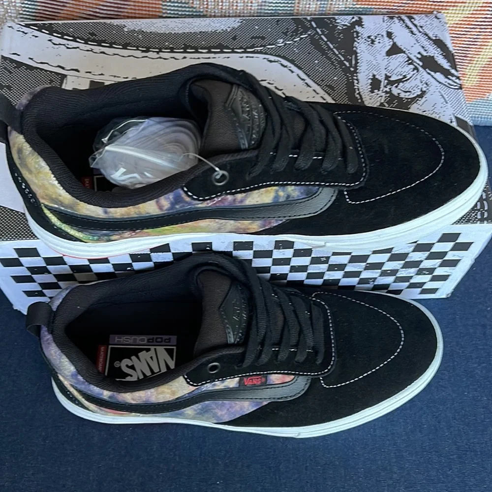 Vans Men’s Kyle Walker
Tie-Dye Terry Black/Multi
VN0A5JIEBML
 sneakers - Picture 3 of 16